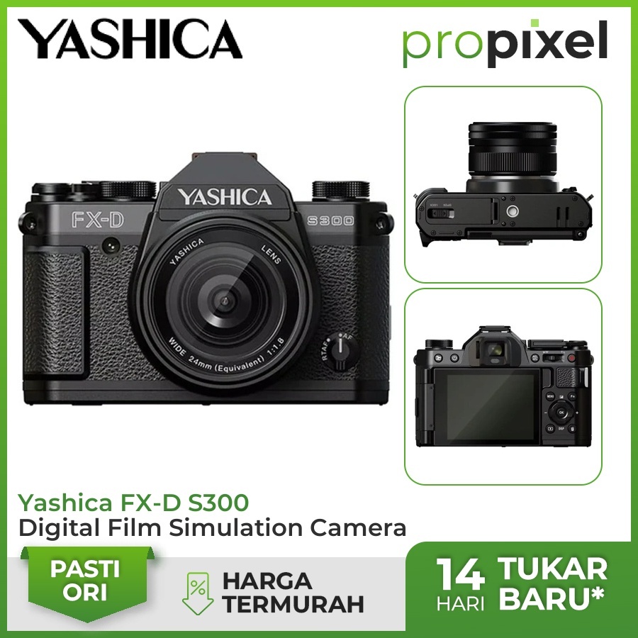 Yashica FX-D S300 Digital Film Simulation Camera Garansi Resmi