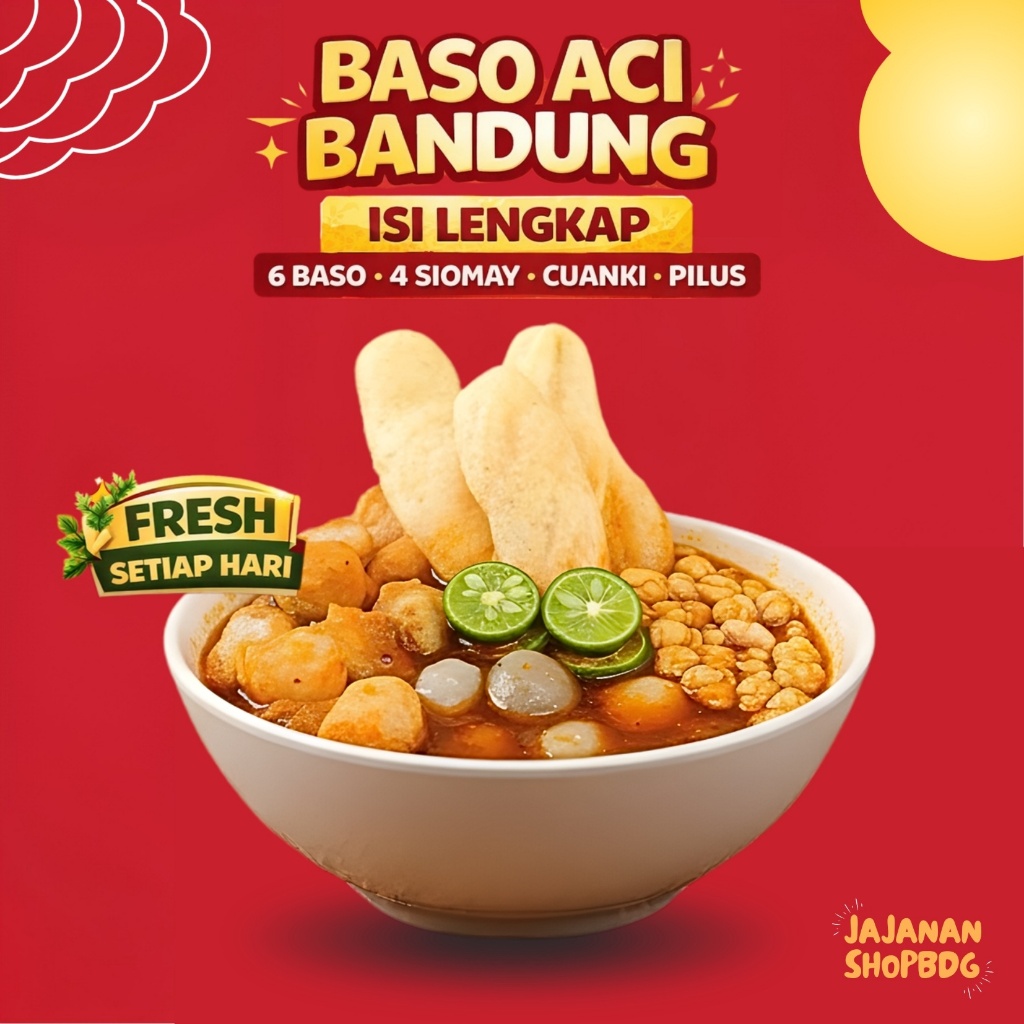 Baso aci instan homemade khas bandung/baso aci instan/boci