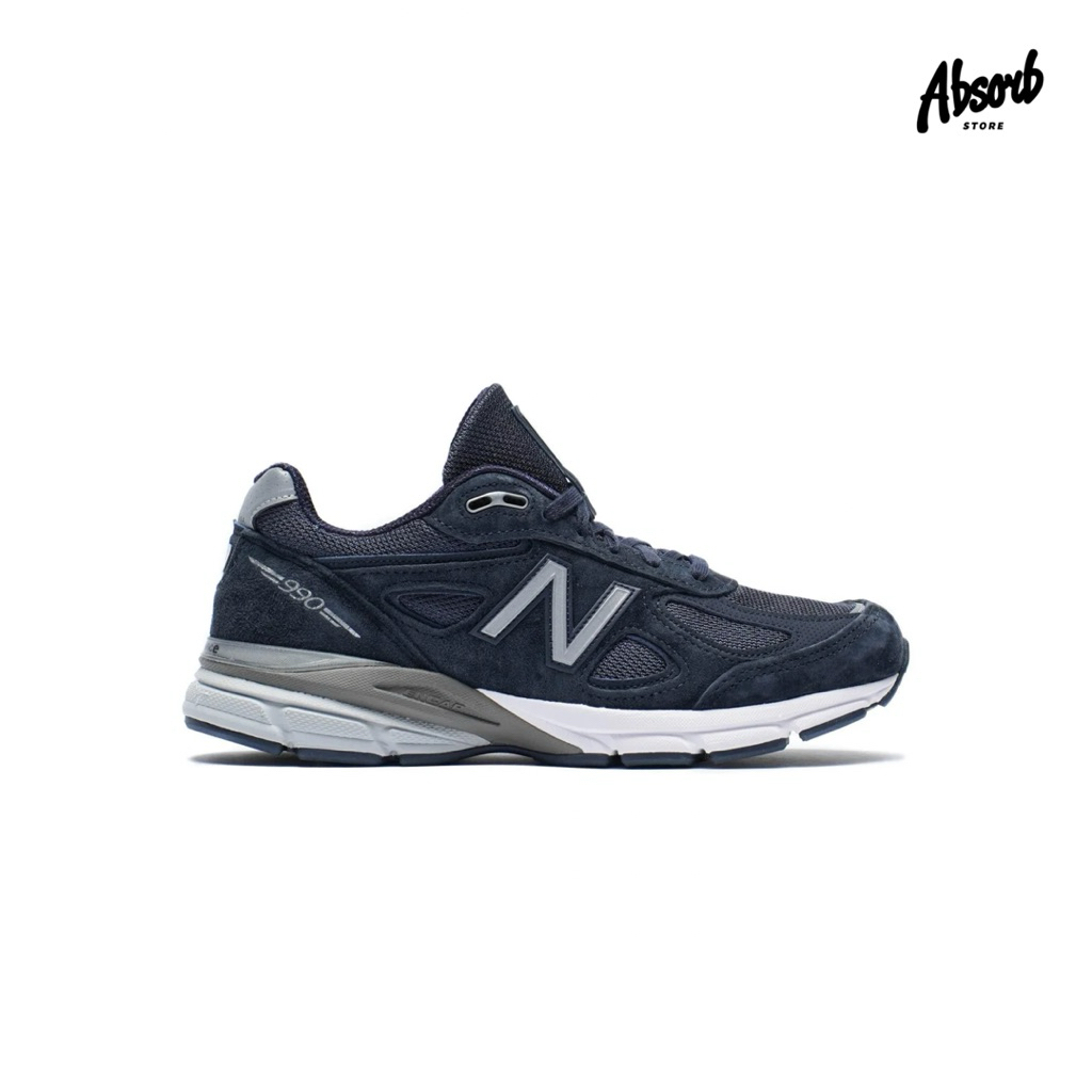 New Balance 990v4 Made in USA (Navy/Silver) 990 V4 100% Authentic / Original