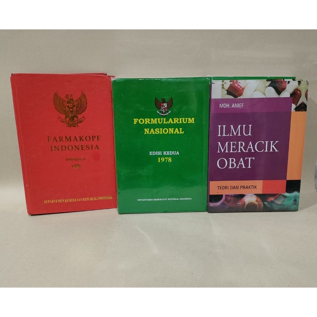 3 Buku Farmasi : Farmakope Edisi 3, Fornas, IMO