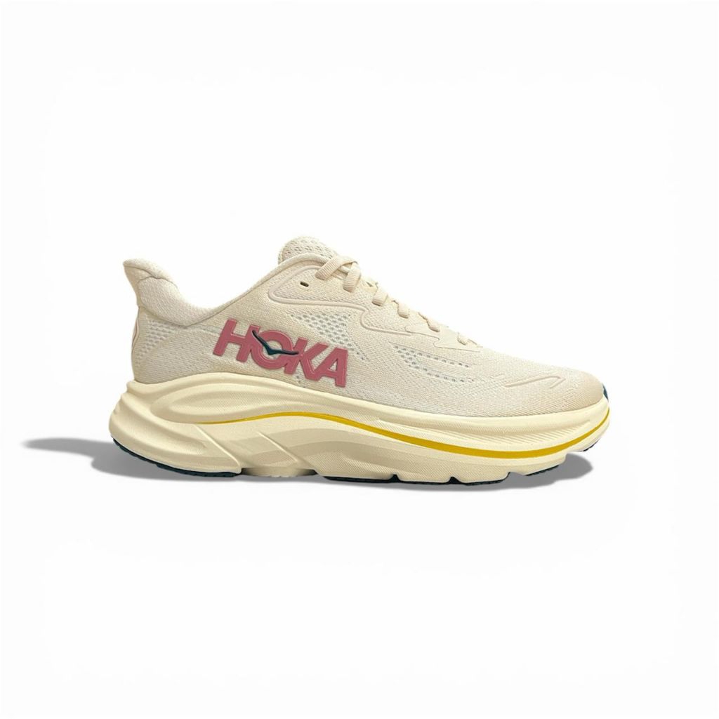 HOKA CLIFTON 10 VANILLA BIRCH SEPATU RUNNING ORI