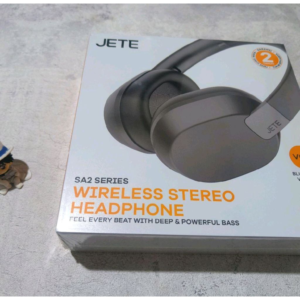 Wireless Headphone - JETE Headphone SA2 (Color: Black & Bluetooth 6.0)