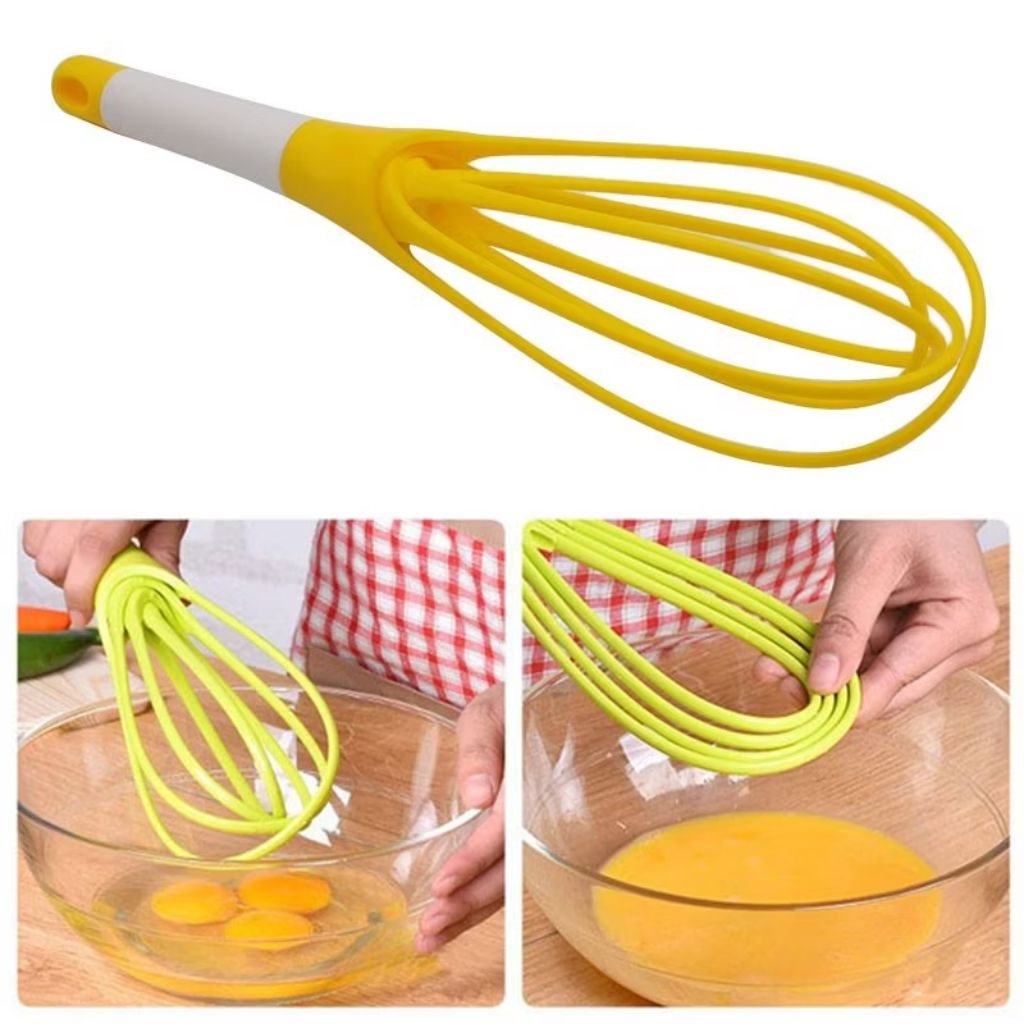 Pengocok Telur Manual Berputar Mixer Krim Telur Tangan Blender Masak Alat Dapur Alat