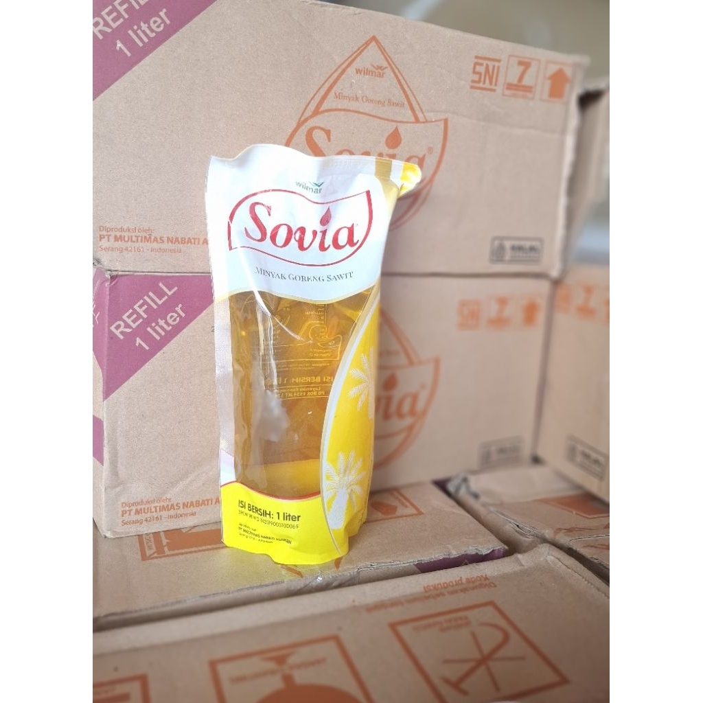 Minyak Goreng Sovia 1 Liter 1 DUS isi 12
