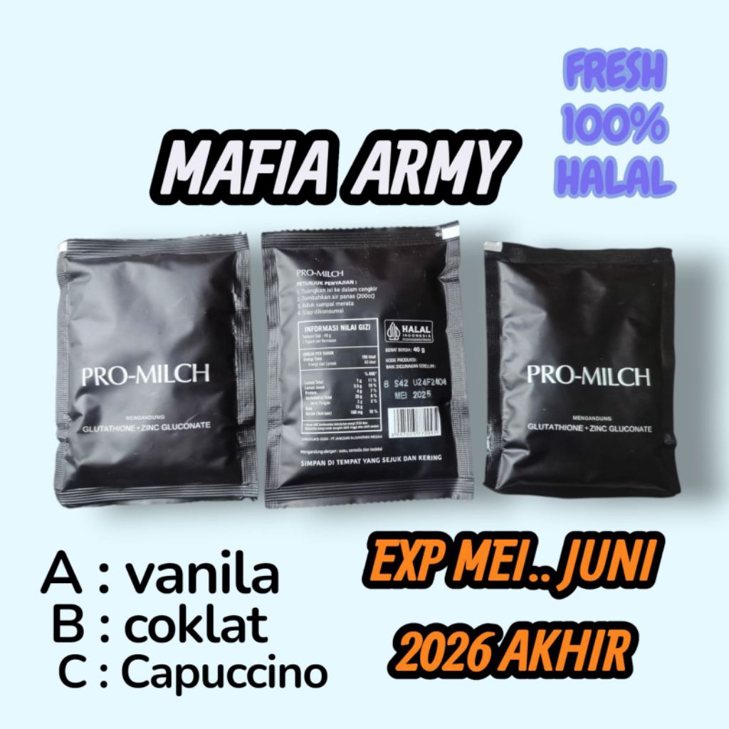 PROMO ECERAN PROMILCH IMUKAL TNL / RANSUM SUSU SEREAL PROMILCH  PLUS GLUTATHIONE MINUMAN PROTEIN FIT