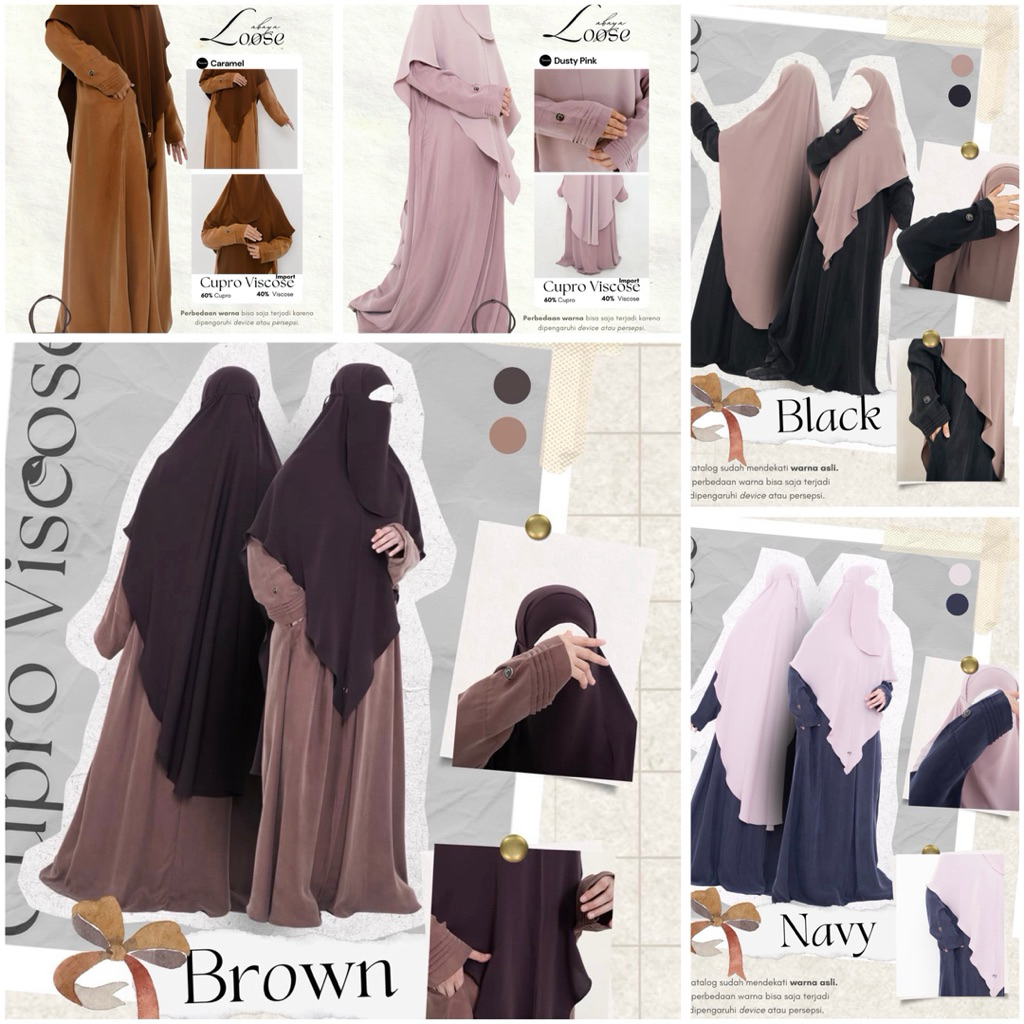 NWT Bonavista - Loose Abaya Cupro Viscose