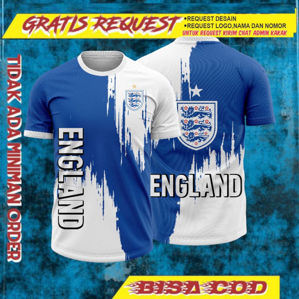 JERSEY  INGGRIS ENGLAND GRATIS REQUEST