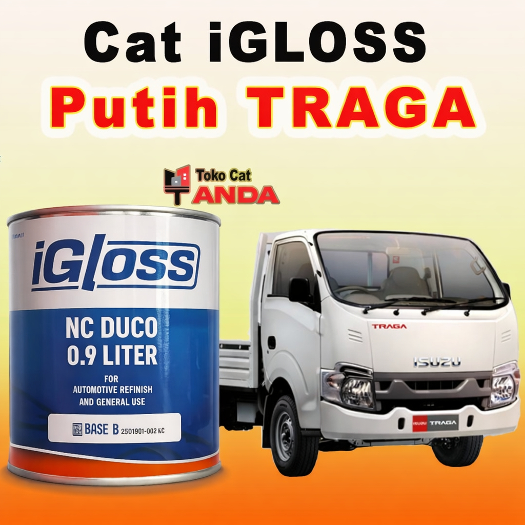 Cat Duco iGloss Traga White - Cat Traga Putih 1Kg - Cat NC Putih Traga 82201