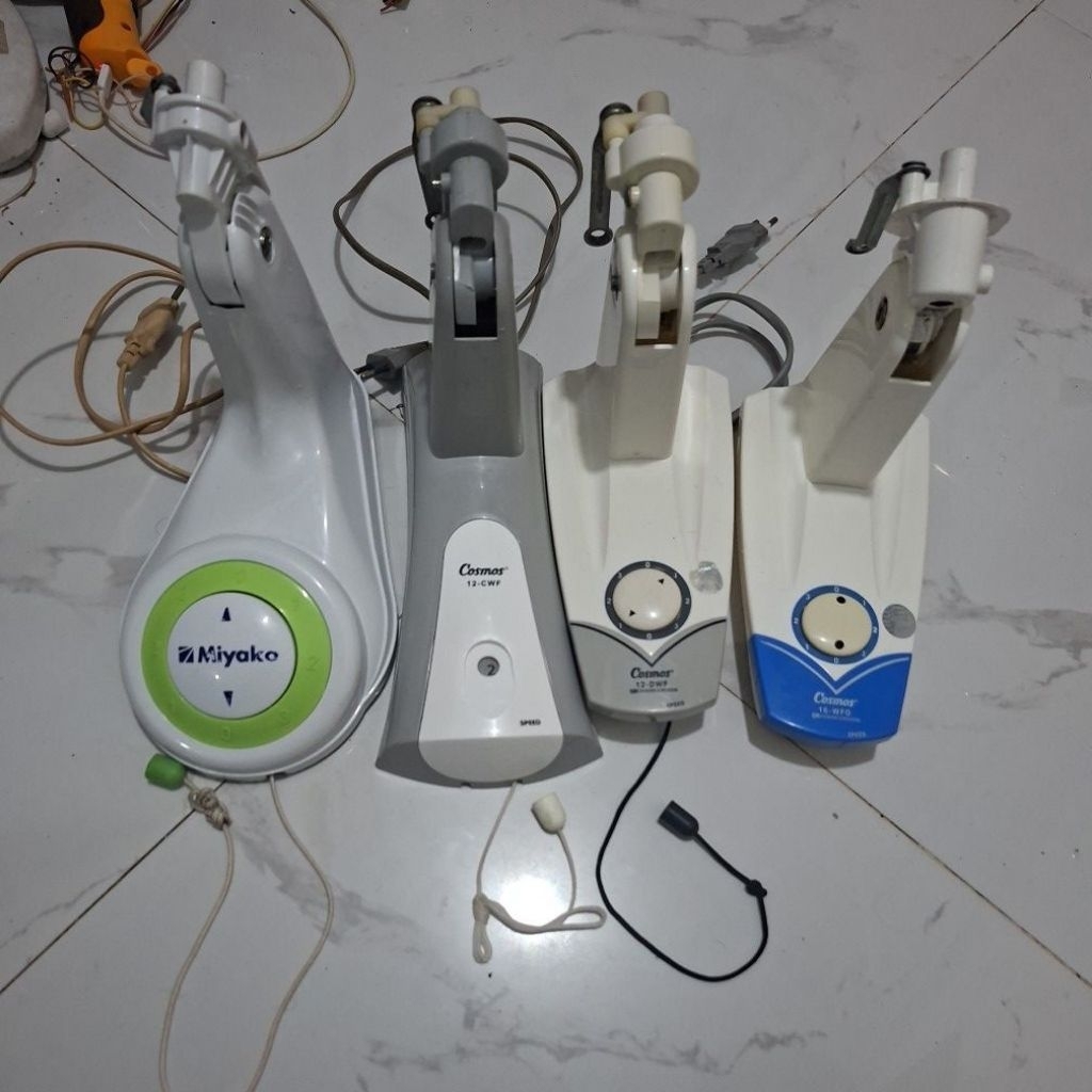 wall fan body kipas angin nempel dinding BEKAS PAKAI+KABEL SAKLAR