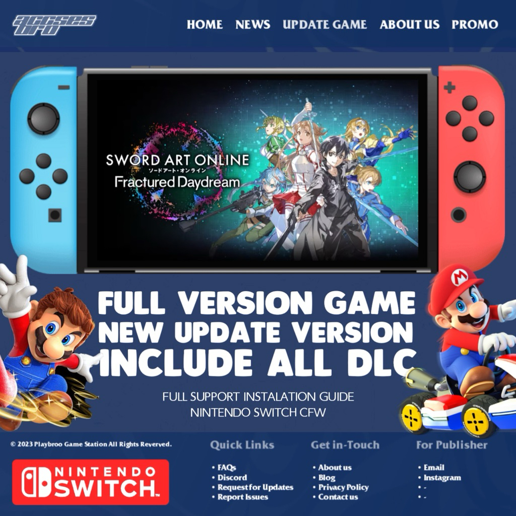 SWORD ART ONLINE Fractured Daydream - Game Nintendo Switch