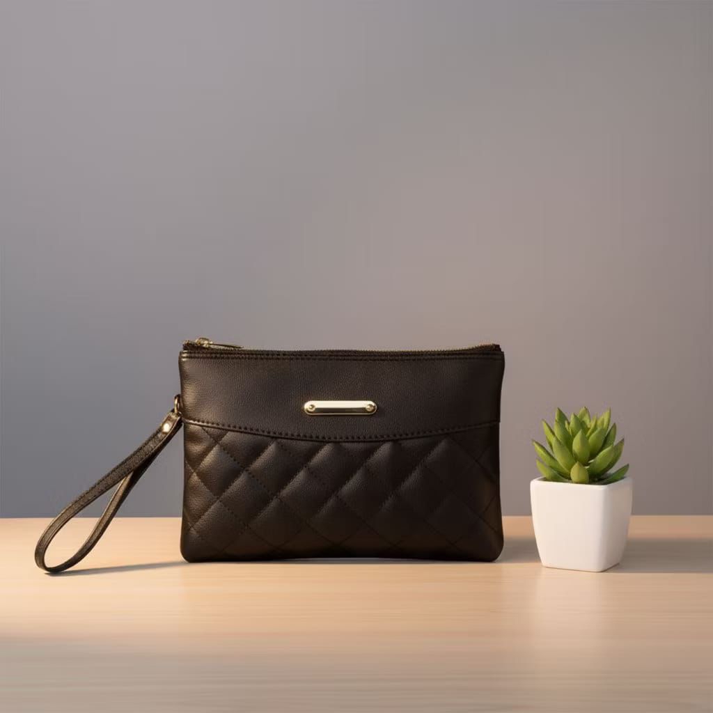 Tas Tangan Wanita Clutch Pesta dengan Bordiran Elegan