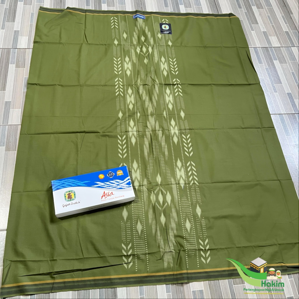 Sarung Tenun Gajah Duduk Asia Polos Tumpal Kembang