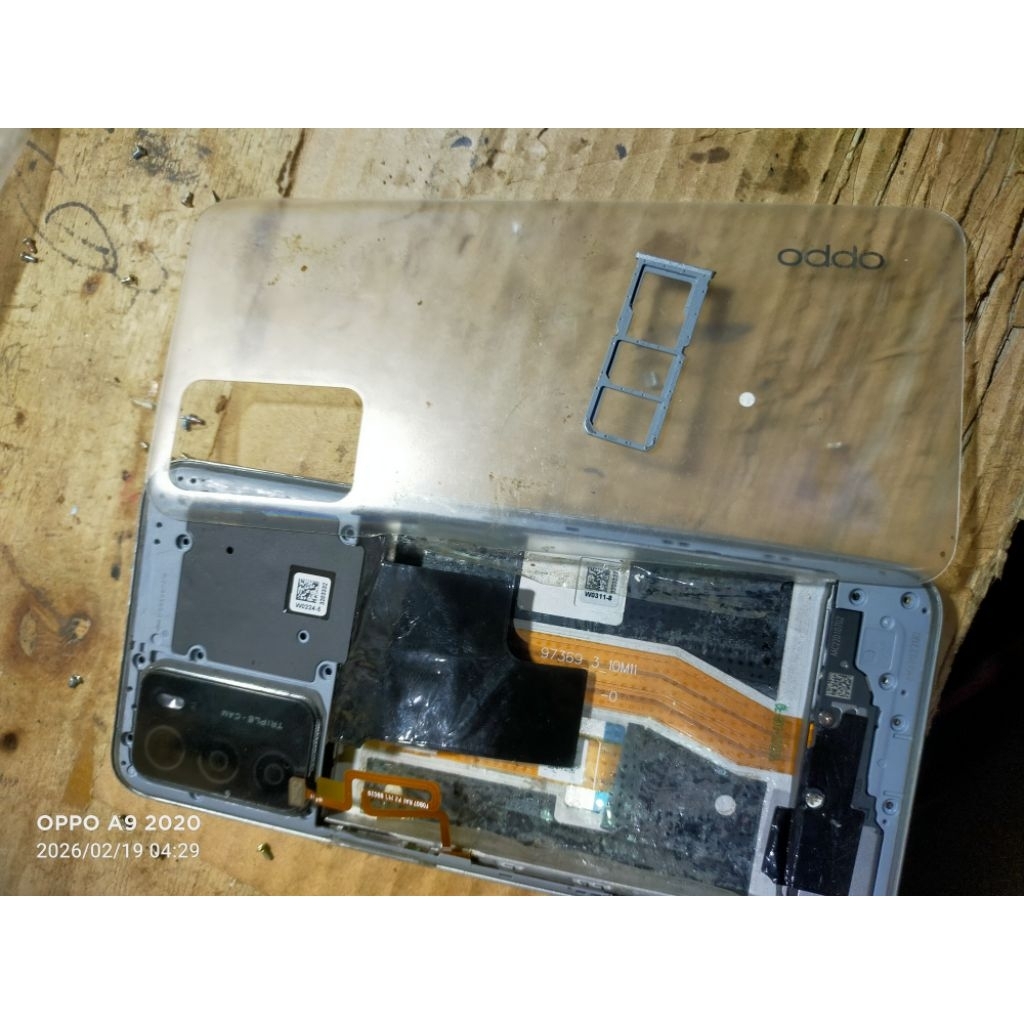 FRAME TATAKAN LCD OPPO A16 ORIGINAL COPOTAN