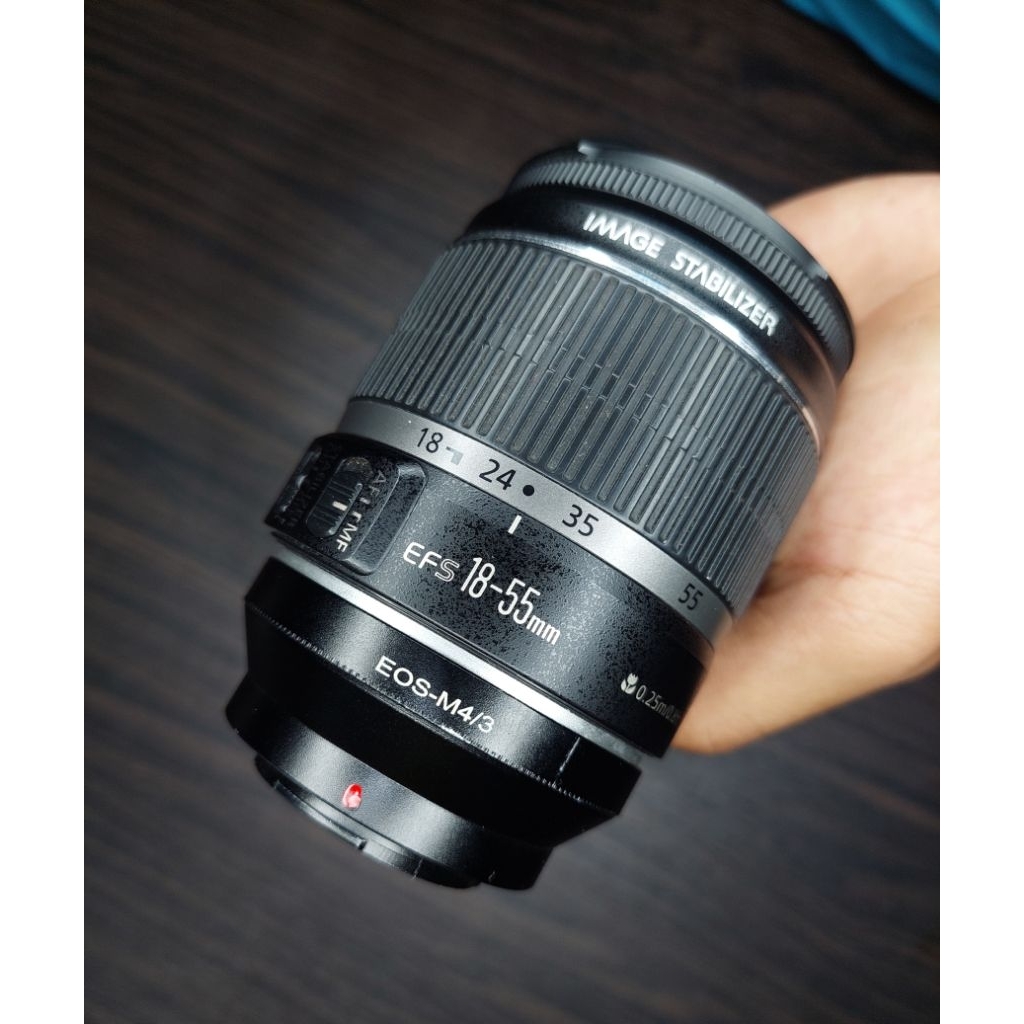 adapter mft to lensa kit canon efs 18-55 mm