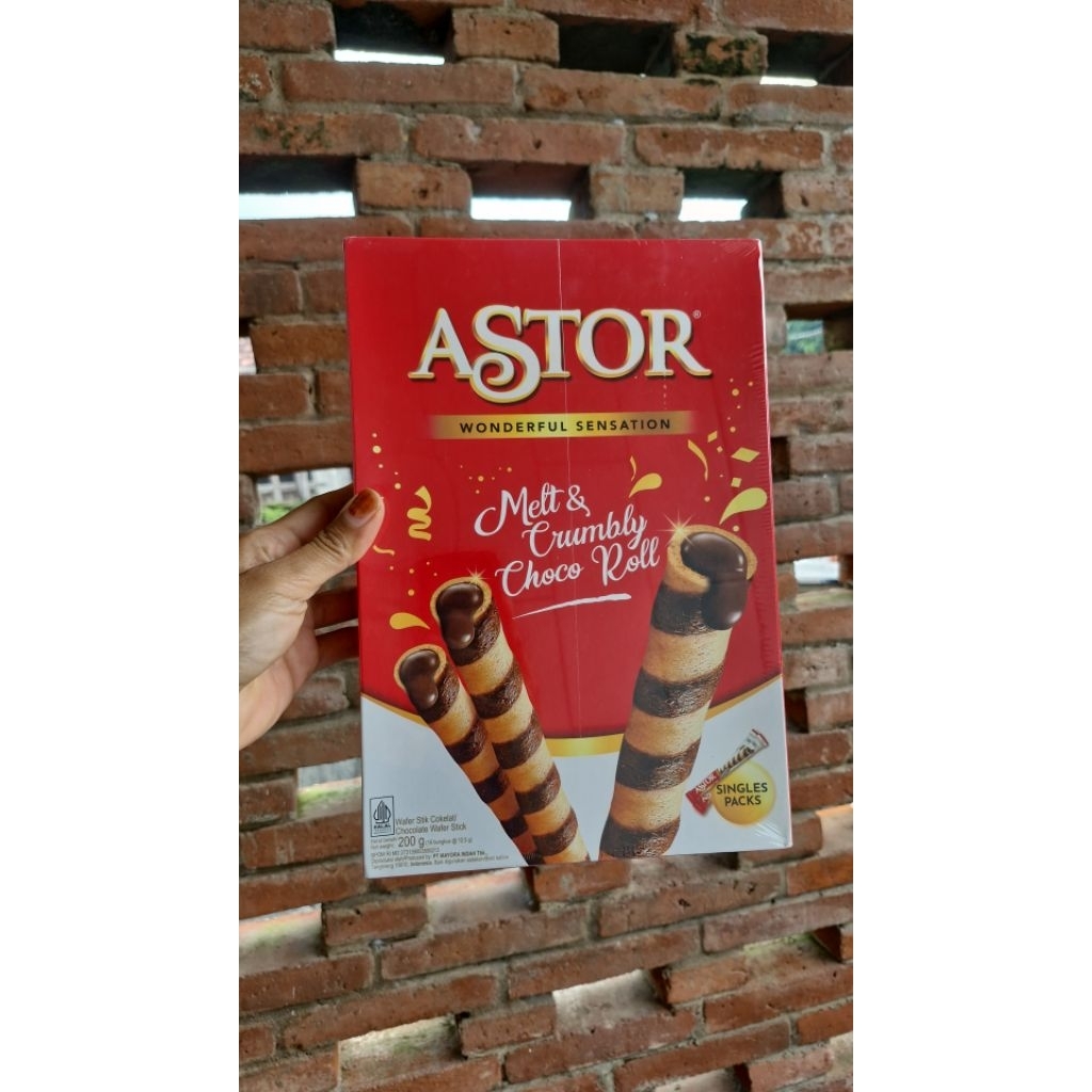 Astor Festive 1 box 16 Pcs 200gr - wafer stick cokelat chocolate  stick singles packs - dus besar ma
