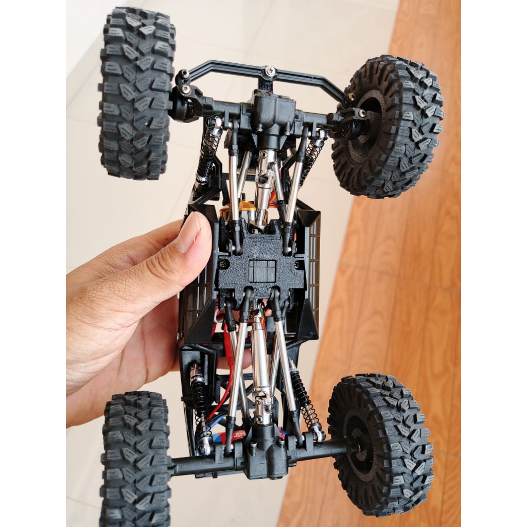 Custom Skidplate 3D Print Gearbox TRX4M untuk LDRC 18499 18401