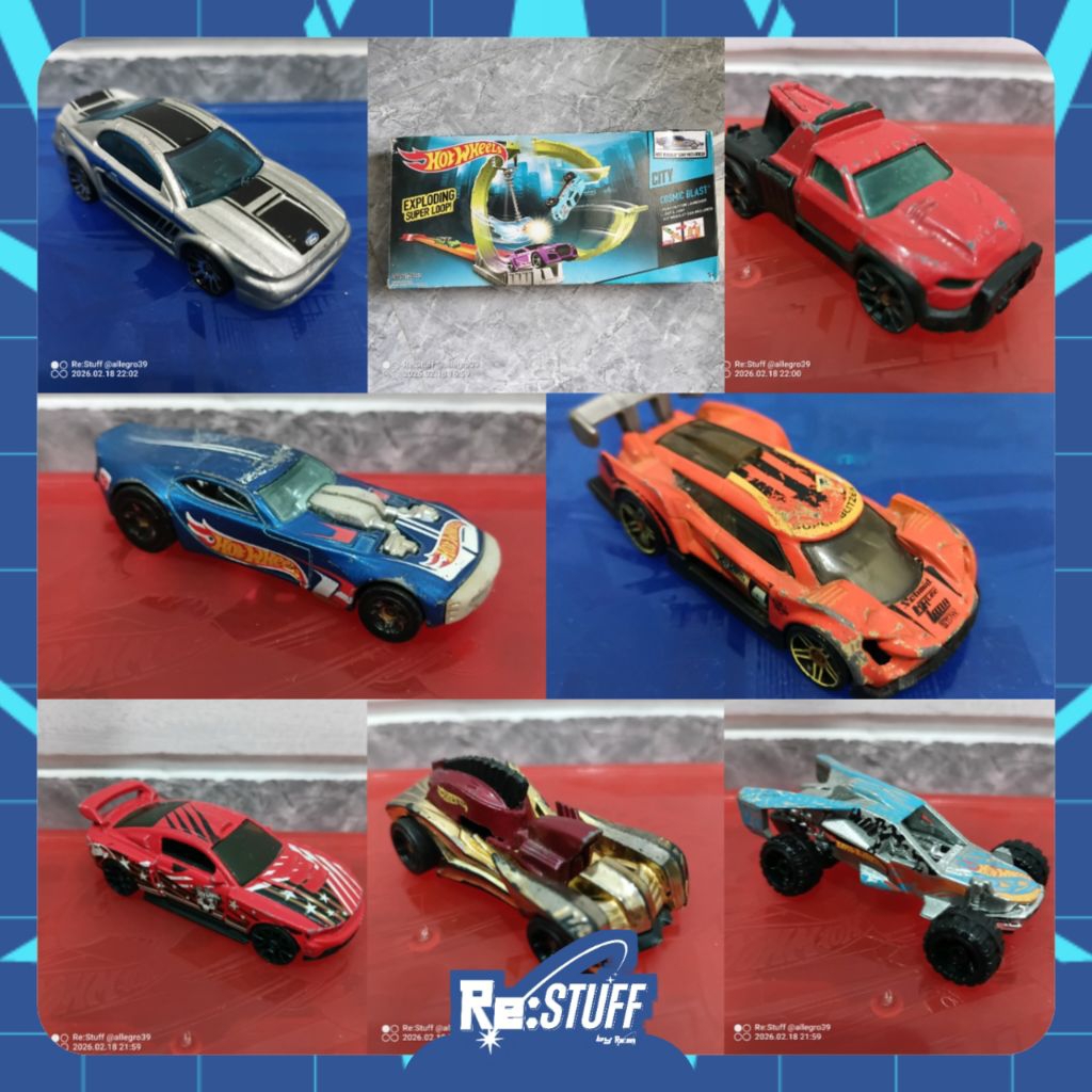 [LOOSE] Mobil mainan anak - Hotwheels original kondisi bekas tanpa kemasan (card) part 1