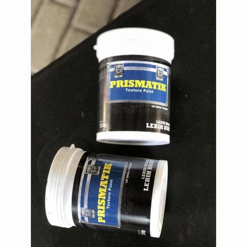 Cat Prismatik texture paint - Cat box speaker motif kulit jeruk