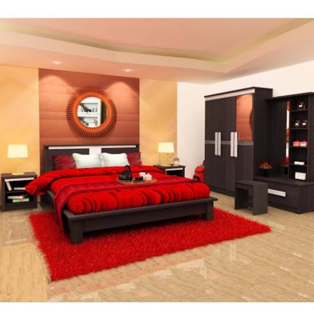 Set room klasik moderen Tempat tidur,lemari,mejarias