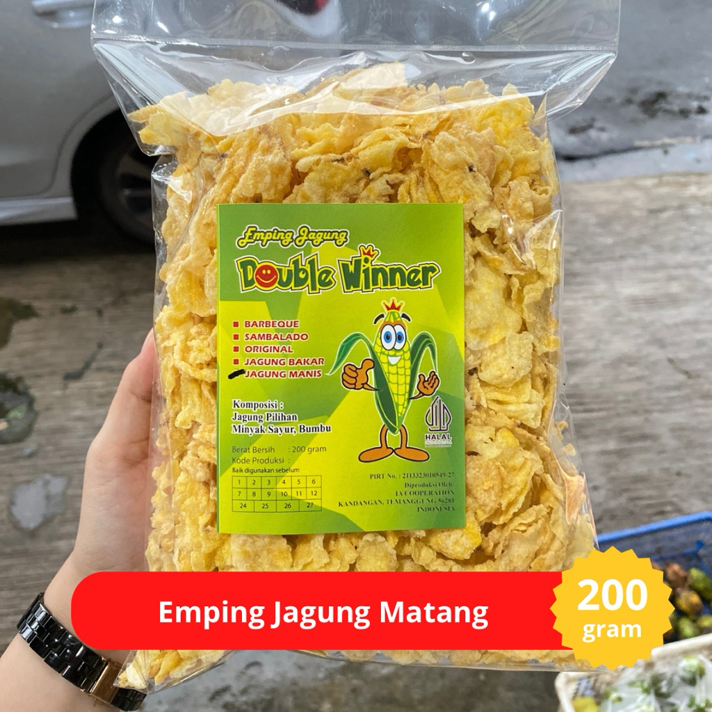 [200 GRAM] EMPING / CERPING JAGUNG MATANG ANEKA RASA