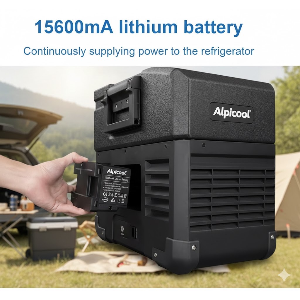 Battery Portabel Freezer Alpicool Kulkas Mobil