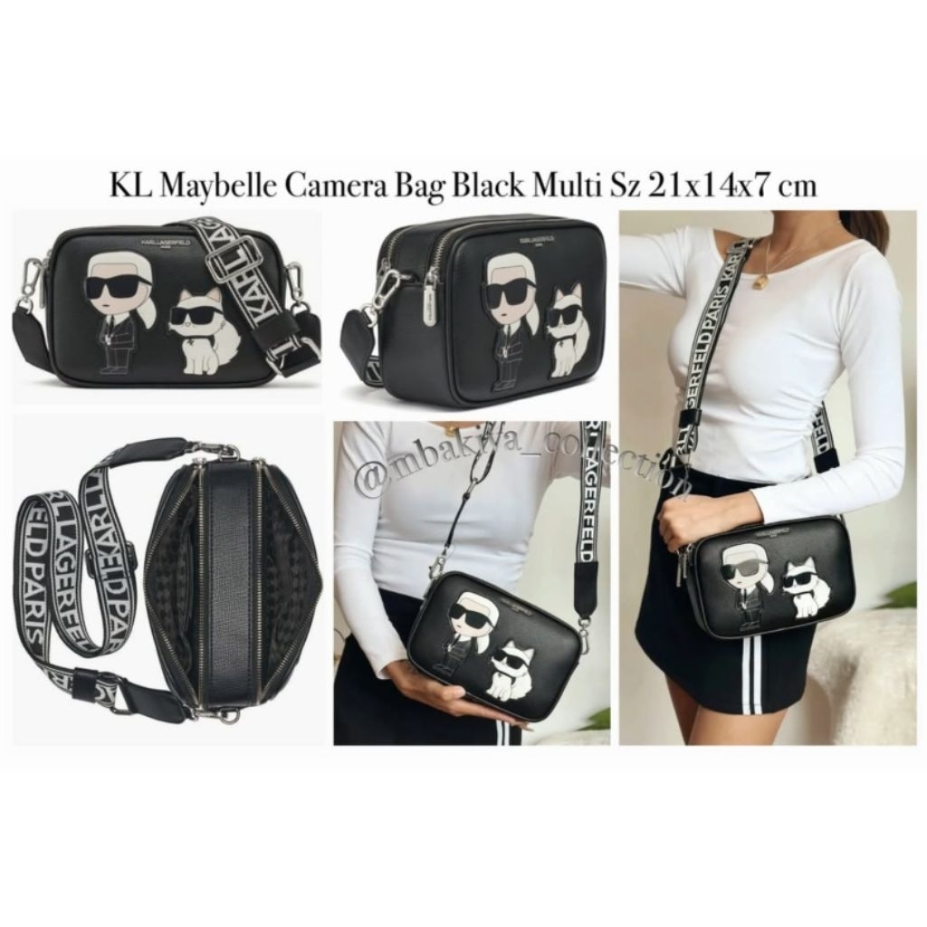 KL Maybelle Camera Bag Black Multi