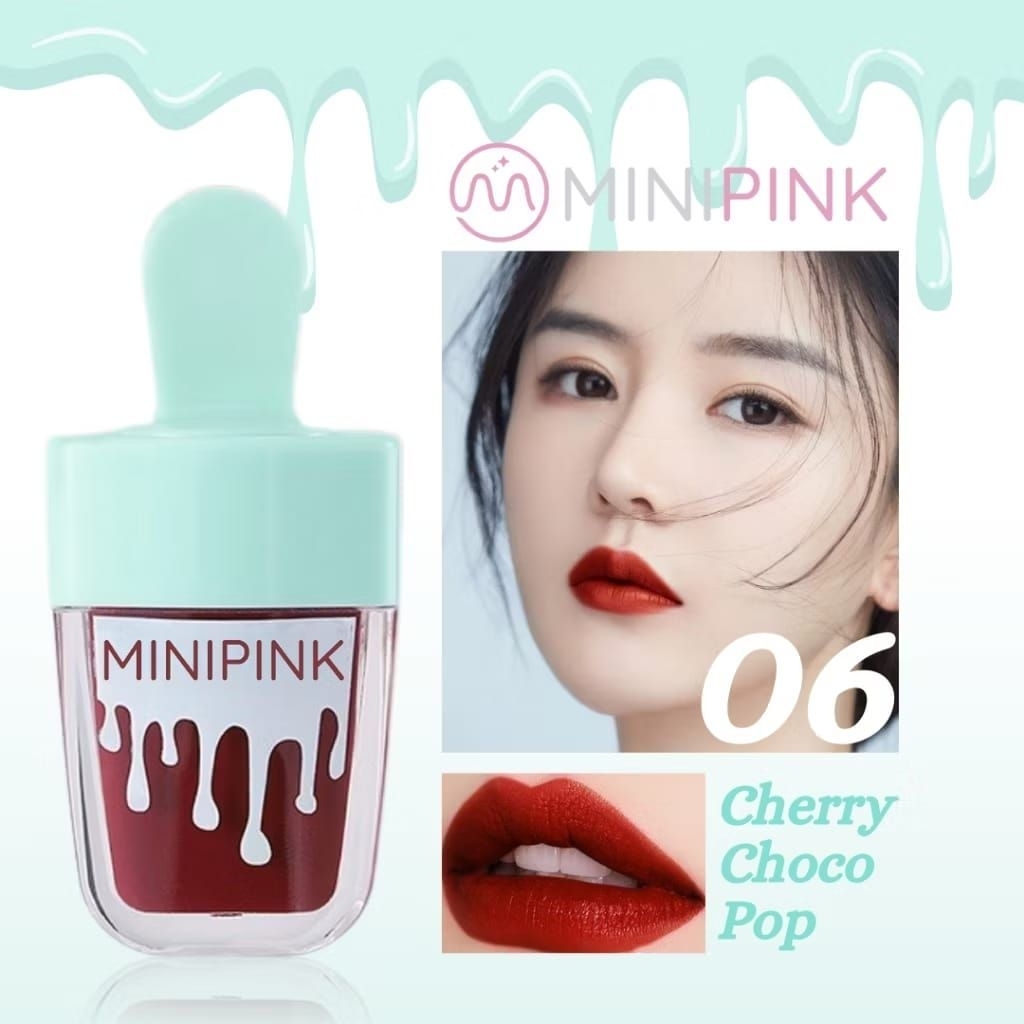 PG BPOM MINIPINK Lip Tint Ice Cream & Liquid Cheek Lipstick Liptint Waterproof Long Lasting MP049