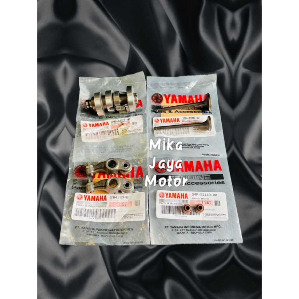Noken As+Platuk+Klep set+Sil klep 2PH Yamaha Mio M3,Mio soul GT 125,Mio GT 125,Fino fi 125,Mio z 125