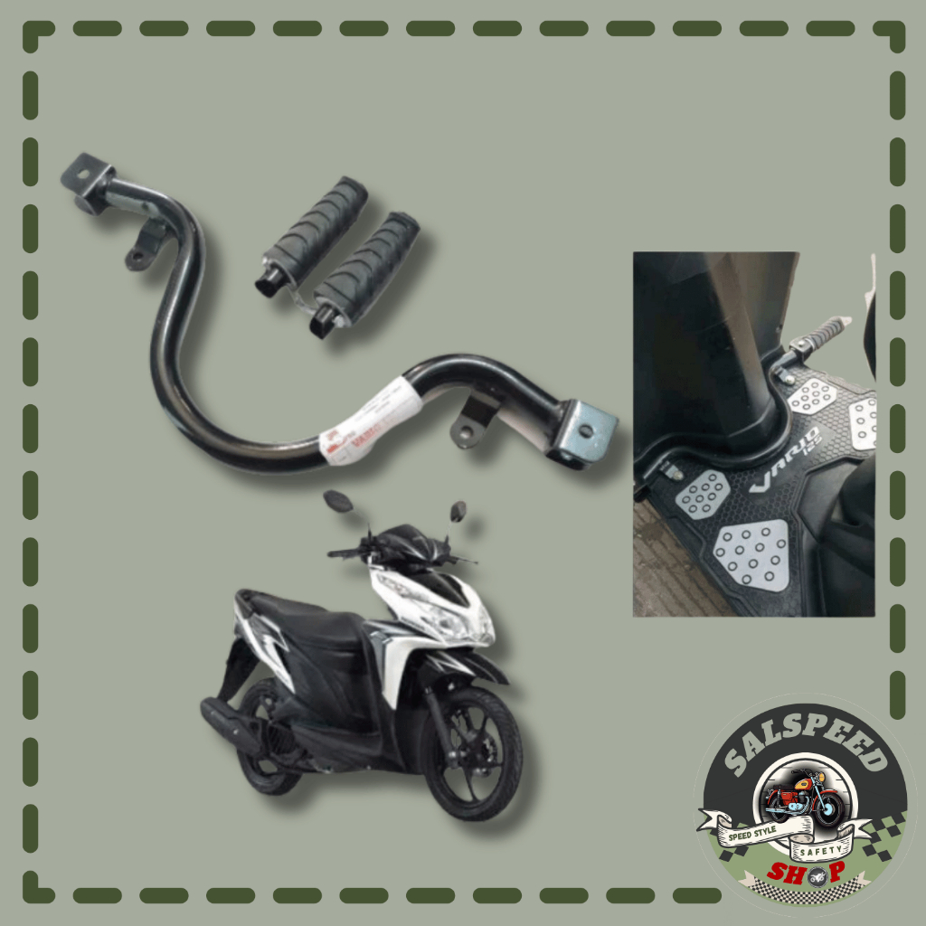 (VARIO 125/X RIDE 115) Pijakan Kaki Depan Step Bastep Bostep Postep Fostep Footstep Yamaha X Ride 11