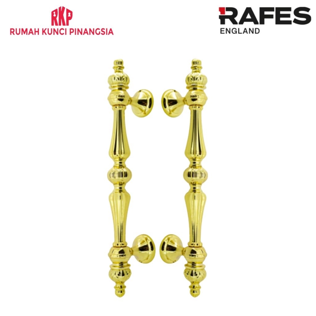 Pull Handle Gagang Pintu Tarik 38.5 / 48 / 64 cm Emas Solid Aluminium RAFES TP 0411 / TP 0412 / TP 0