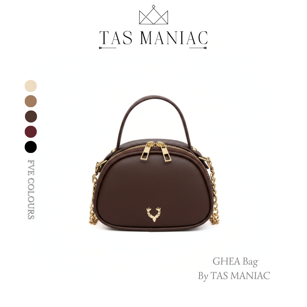 Maniac - Tas Miniatur Ghea Selempang Wanita Tali Rantai Terbaru tas kecil lucu unik