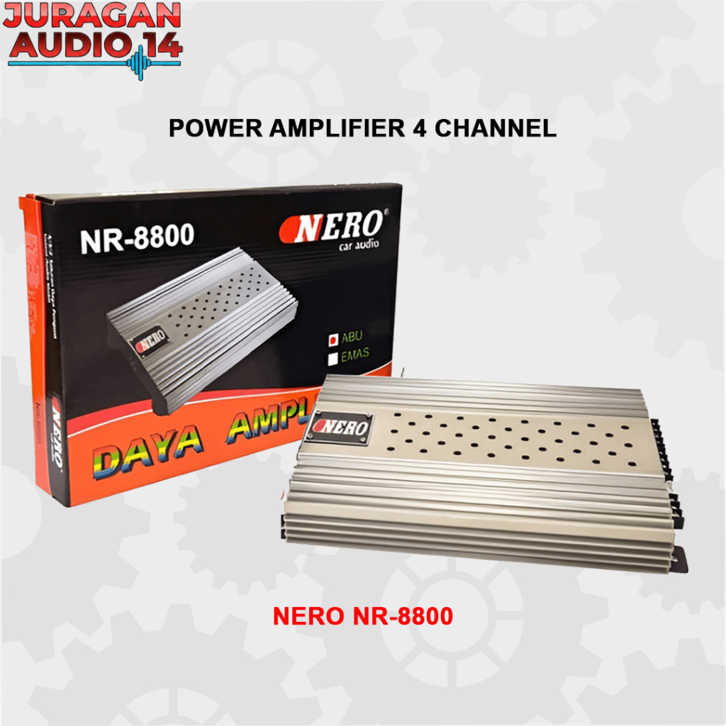 POWER AMPLIFIER 4CHANNEL NERO NR-8800
