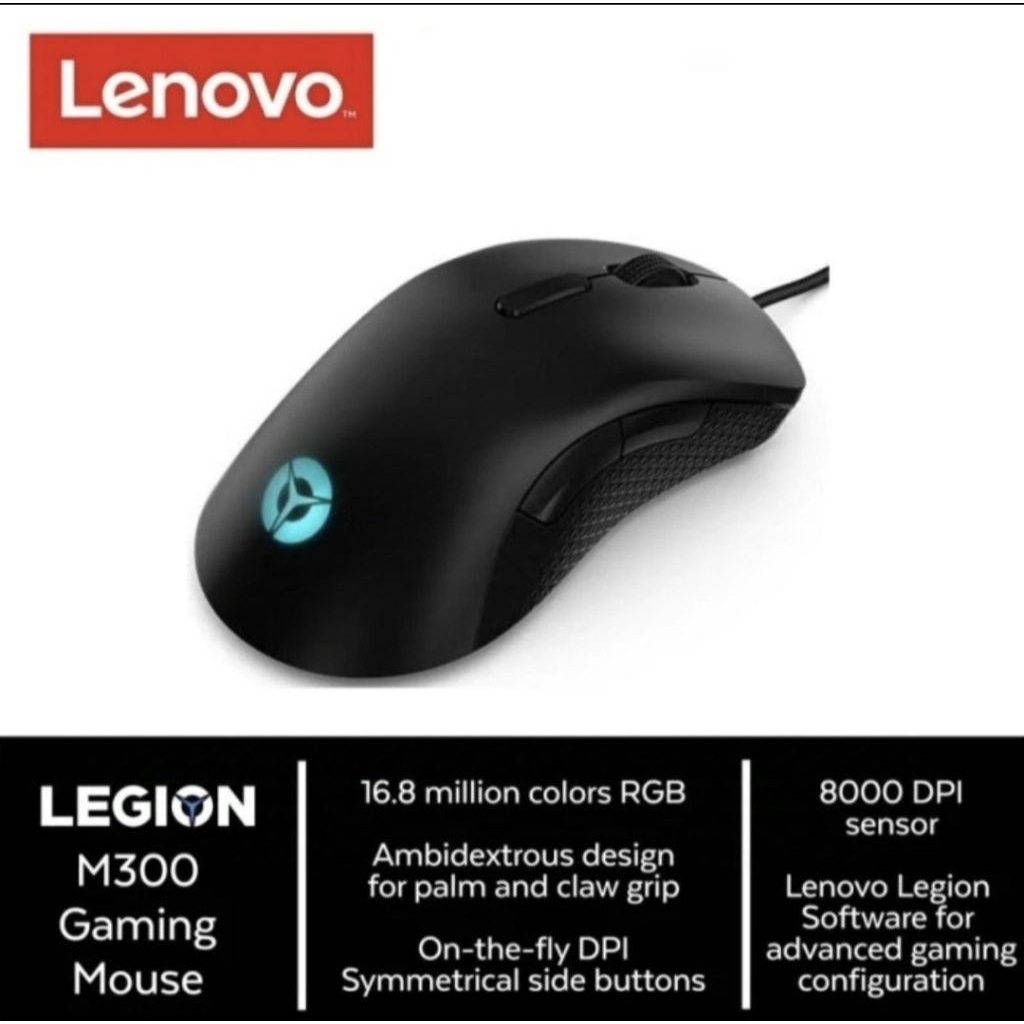 Mouse Gaming Lenovo M300 RGB