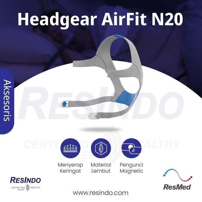 Headgear AirFit N20 Mask ResMed Tali Pengganti Masker CPAP