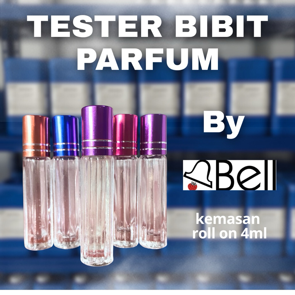 [ BELL ] Tester Roll on 4ML Bibit Parfum Murni / Sample Bibit Parfum By Bell