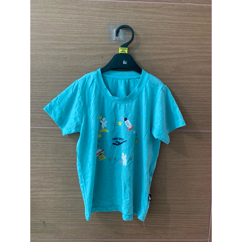1-3 (Y) Atasan Kaos Pro-Specs Hijau Anak Unisex