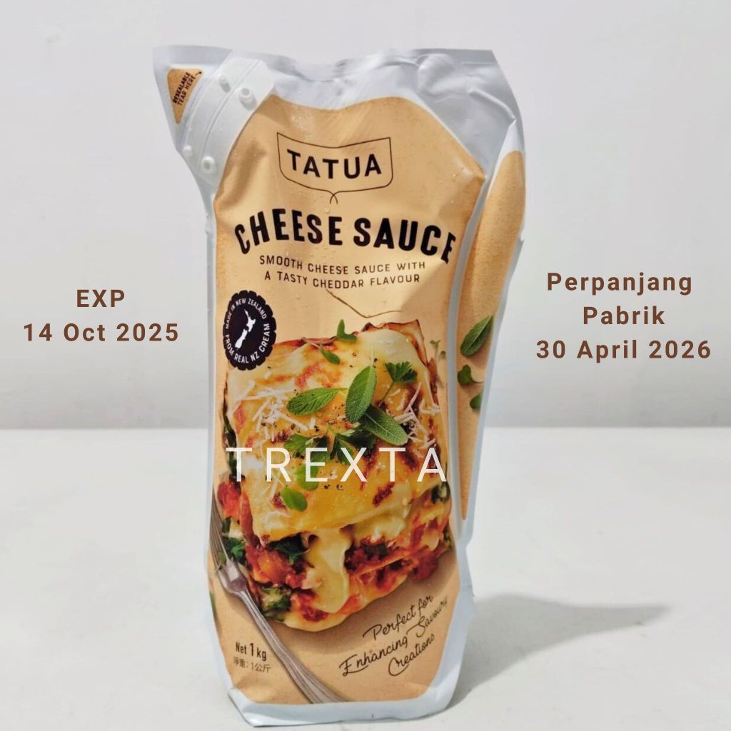 [EXTENSION] Tatua Cheese Sauce 1KG / Saus Keju Tatua 1KG (Halal)