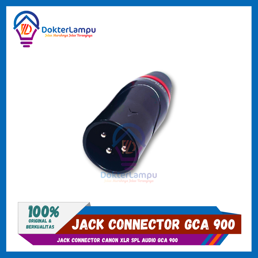 JACK CANON XLR SPL AUDIO GCA 900