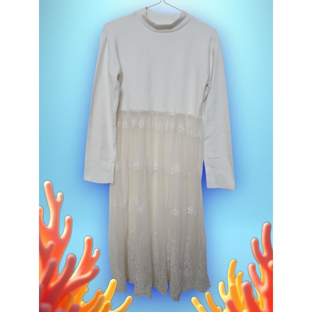 Prelove Dress Muslimah Cantik Anak Perempuan Usia 8-12 Tahun