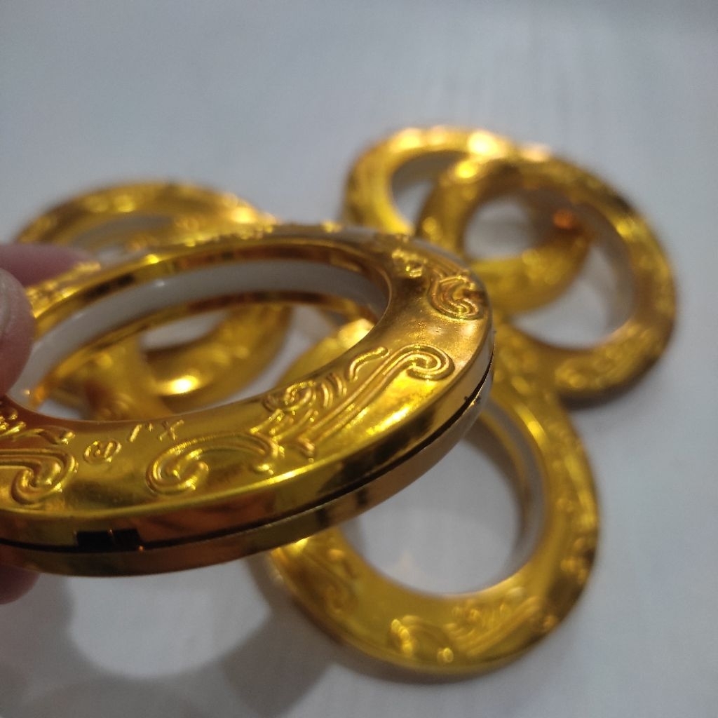 Smokering Gorden Double Ukir + Seal Putih