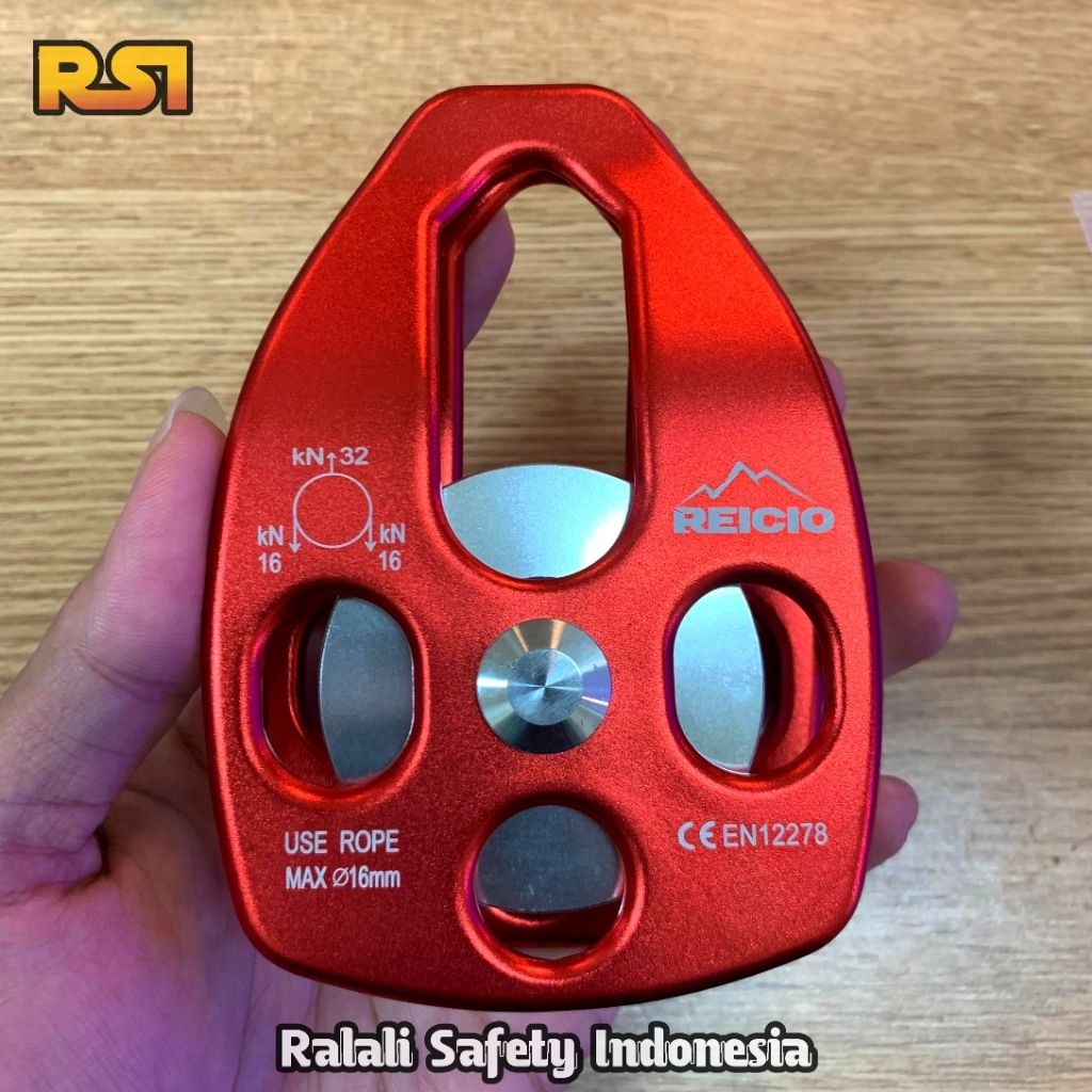 Singgle Pulley Reicio 32Kn Setara 3,2 Ton Original-Berkualitas