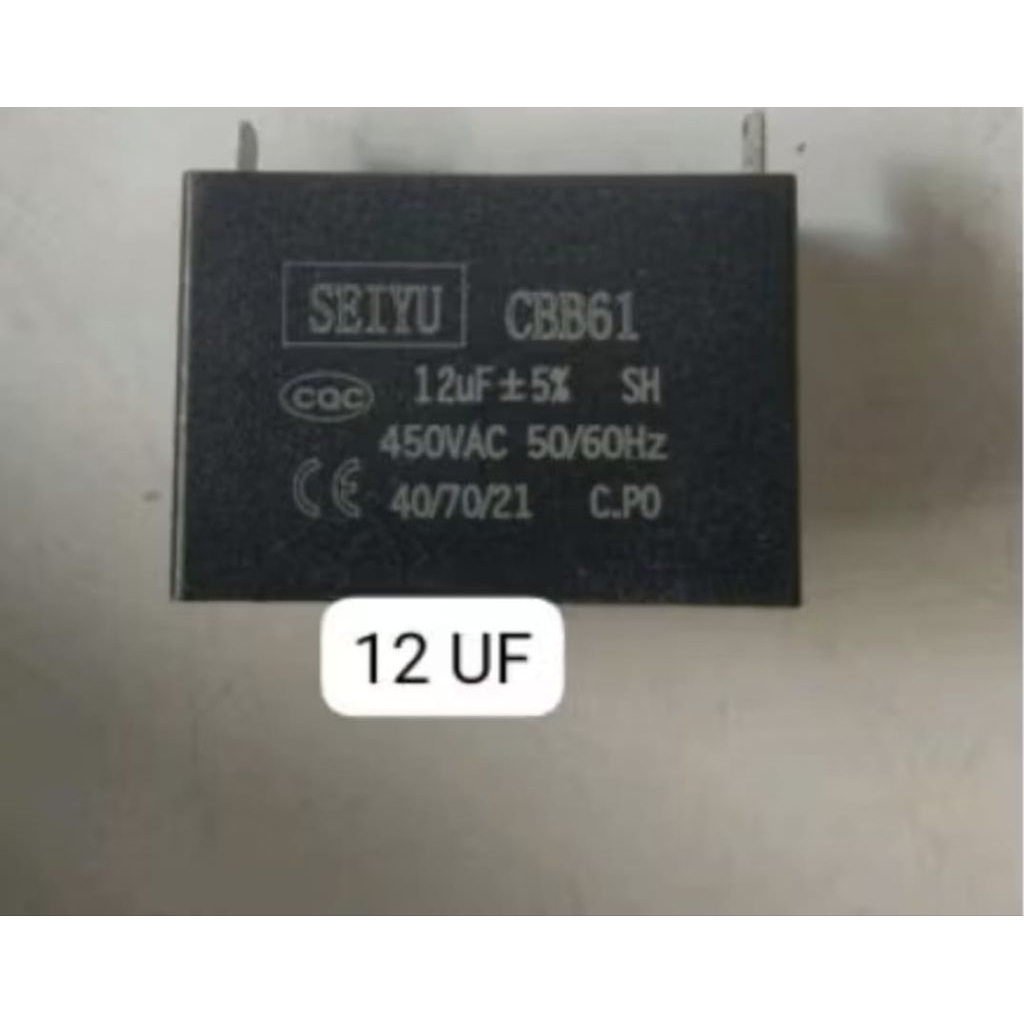 Capacitor / kapasitor 12 UF untuk mesin genset