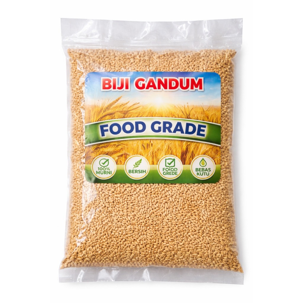 Biji gandum utuh 1 kg food grade