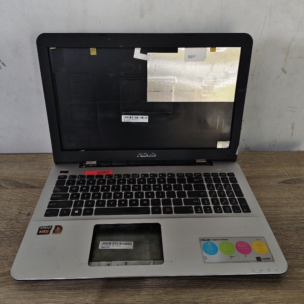 Casing Cassing Case Kesing Original Laptop ASUS X555Q X555QG AMD A12