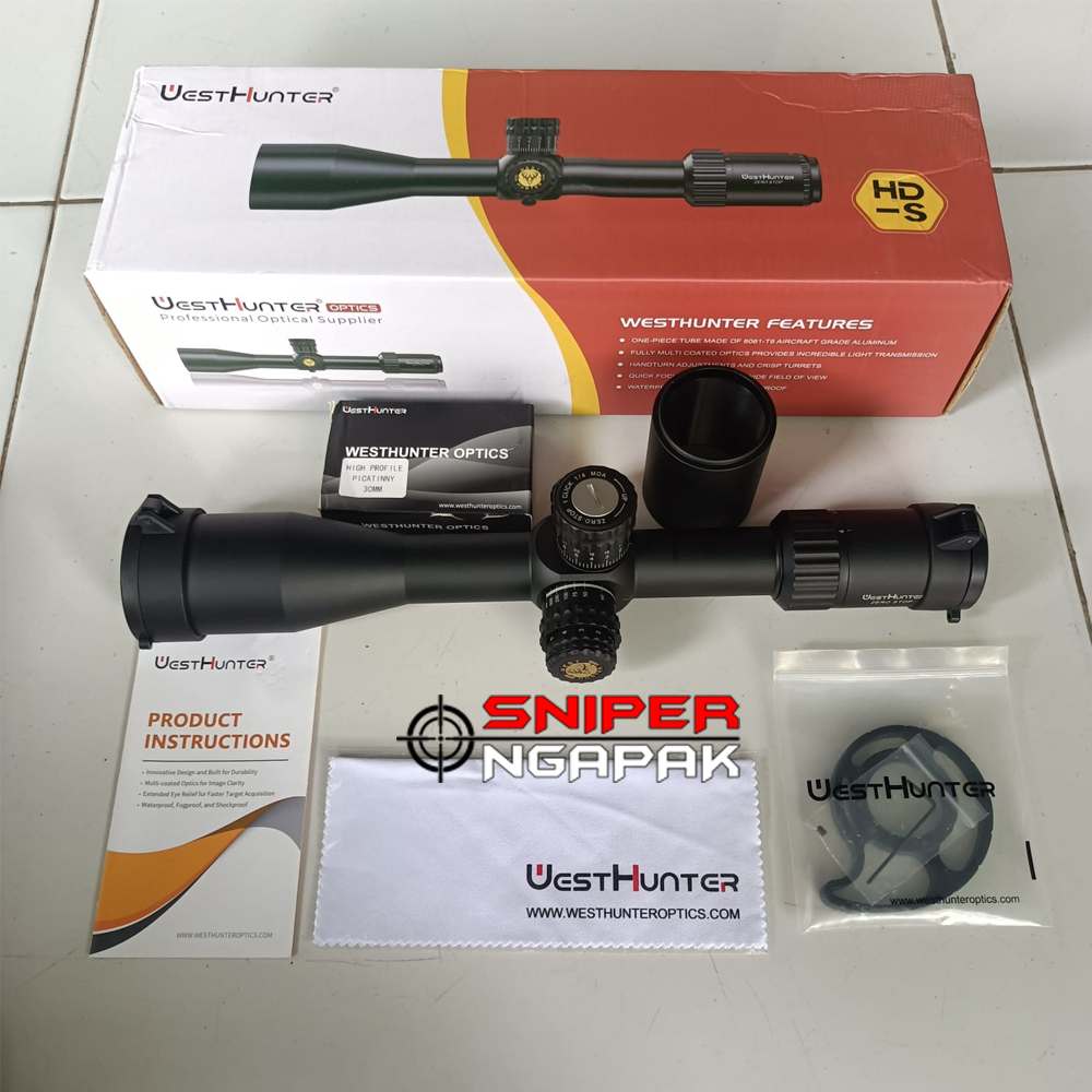 TELESKOP WESTHUNTER HD-S 4-16X44 SFIR SFP ZERO STOP