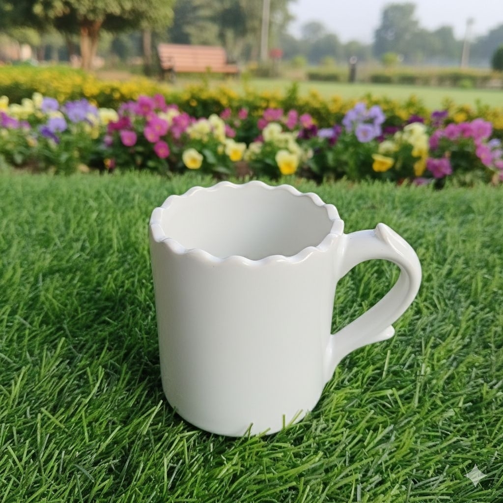 MUG FLOWER / MUG KERAMIK PREMIUM TEBAL MURAH / MUG BUNGA / GELAS UNIK