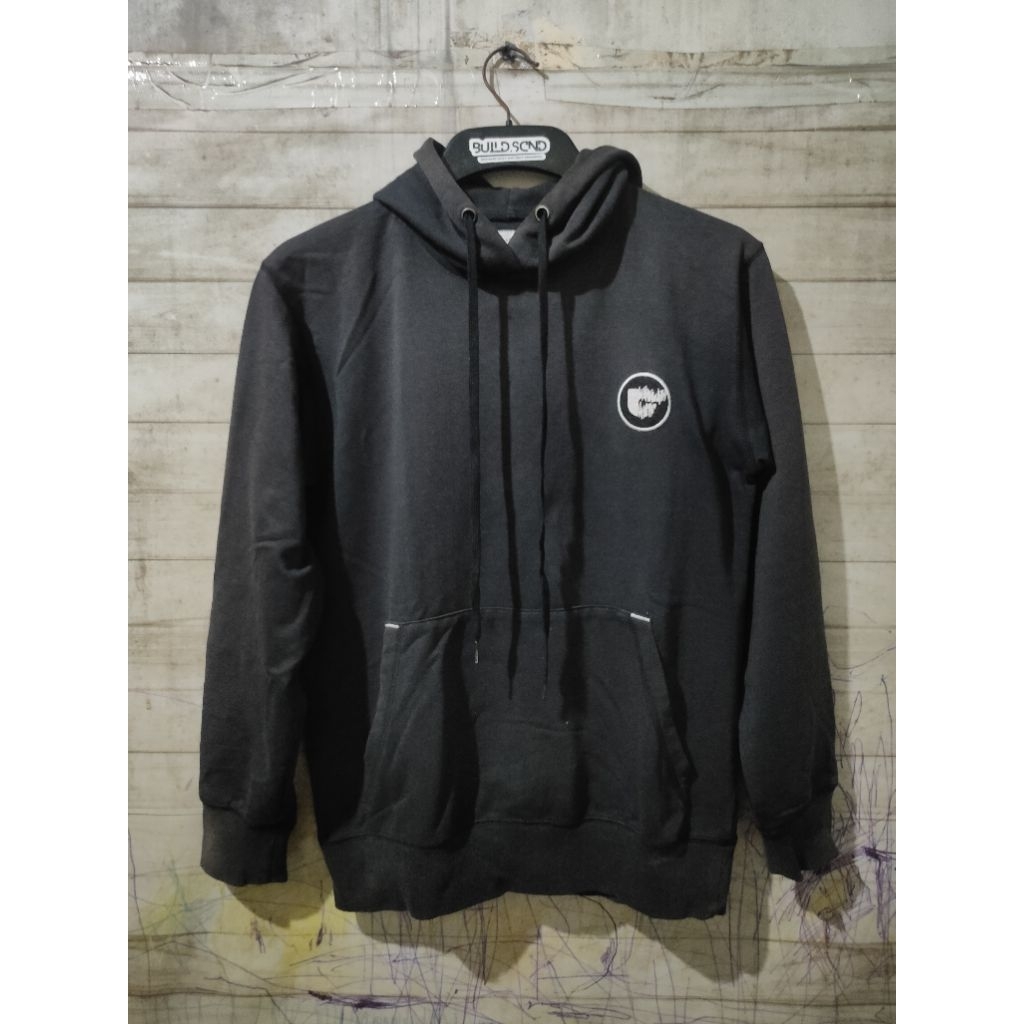 Cosmic Logo Classic Bear Black Original Vintage Hoodie Size S
