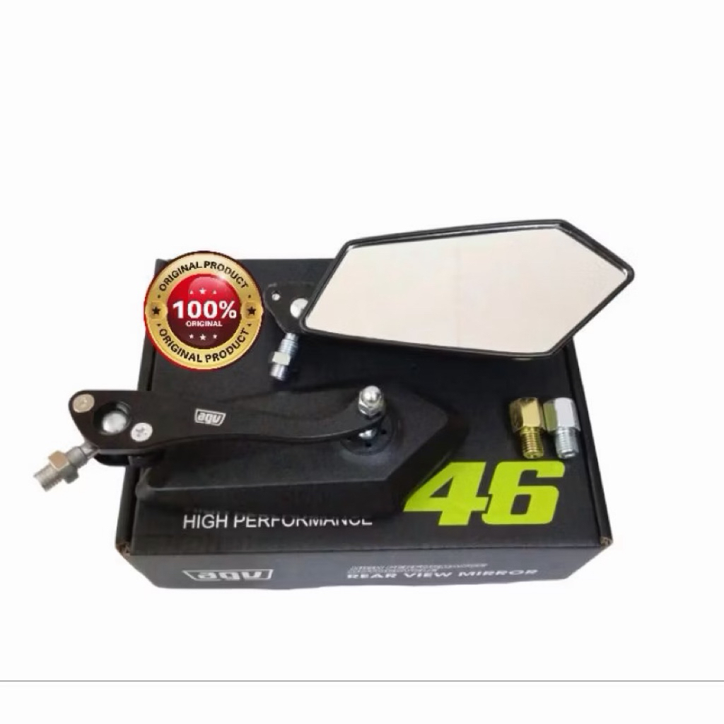 Spion Motor Variasi Model Koso AGV Segi Lima Universal Semua Motor (BSM RACING)