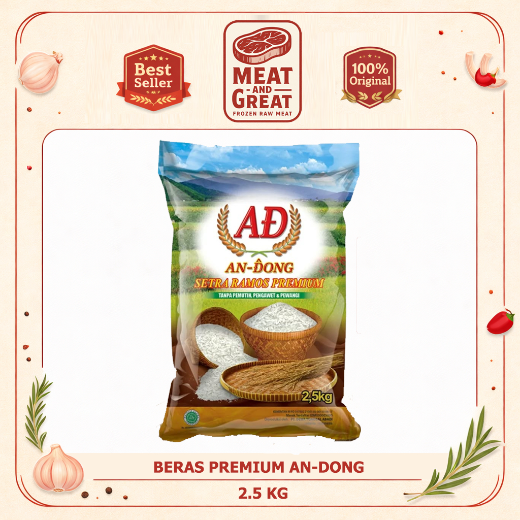 Beras Premium An-Dong 2.5kg & Beras Premium An-Dong 5kg