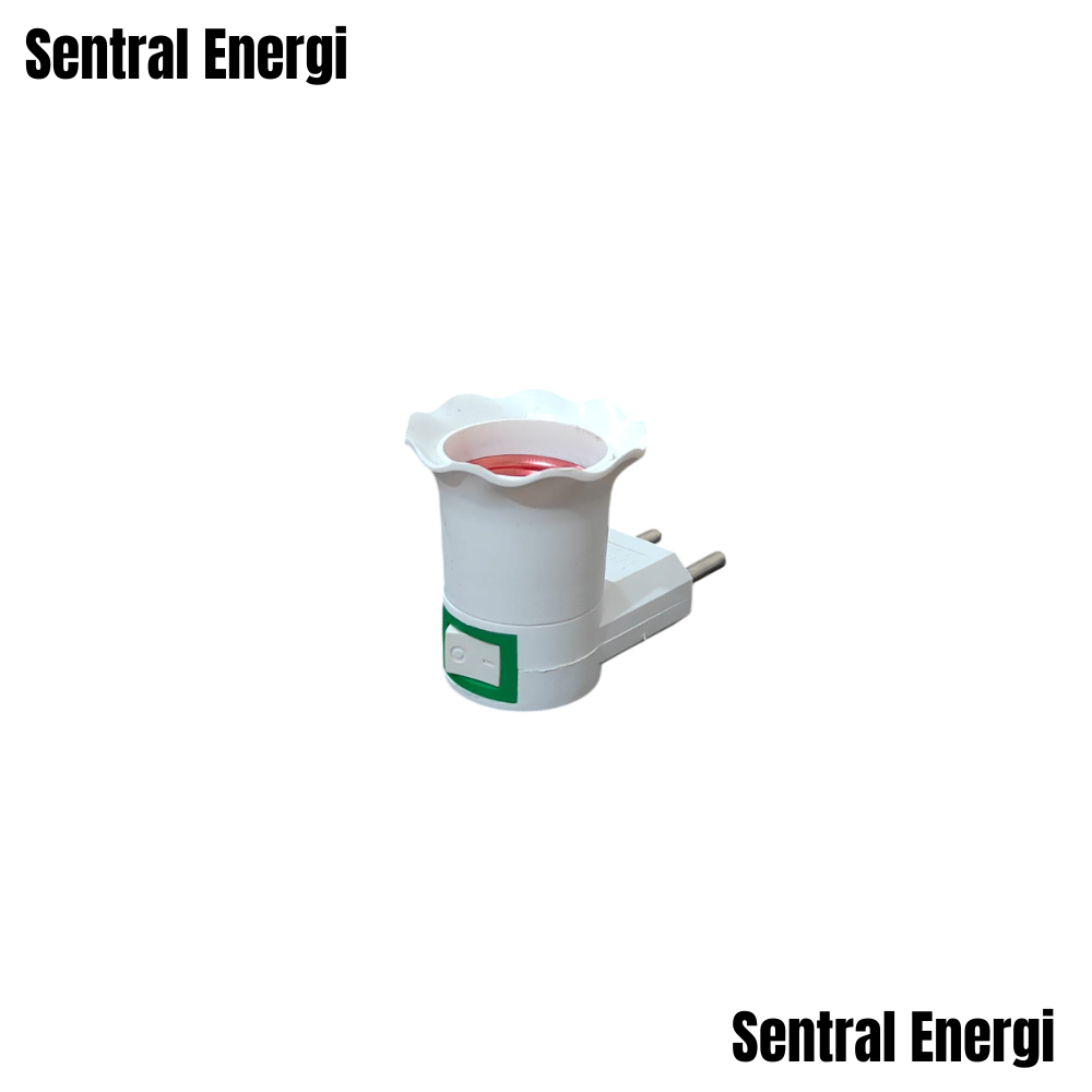 Fitting Colok + Saklar Lampu E27 PAGODA